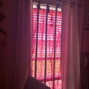 Velvet Rose Window Curtain